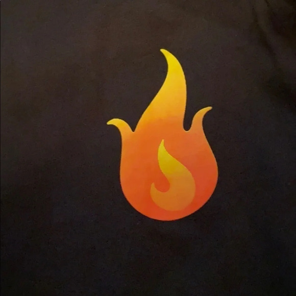 NWT bluenotes black fire crop top S - Picture 5 of 14